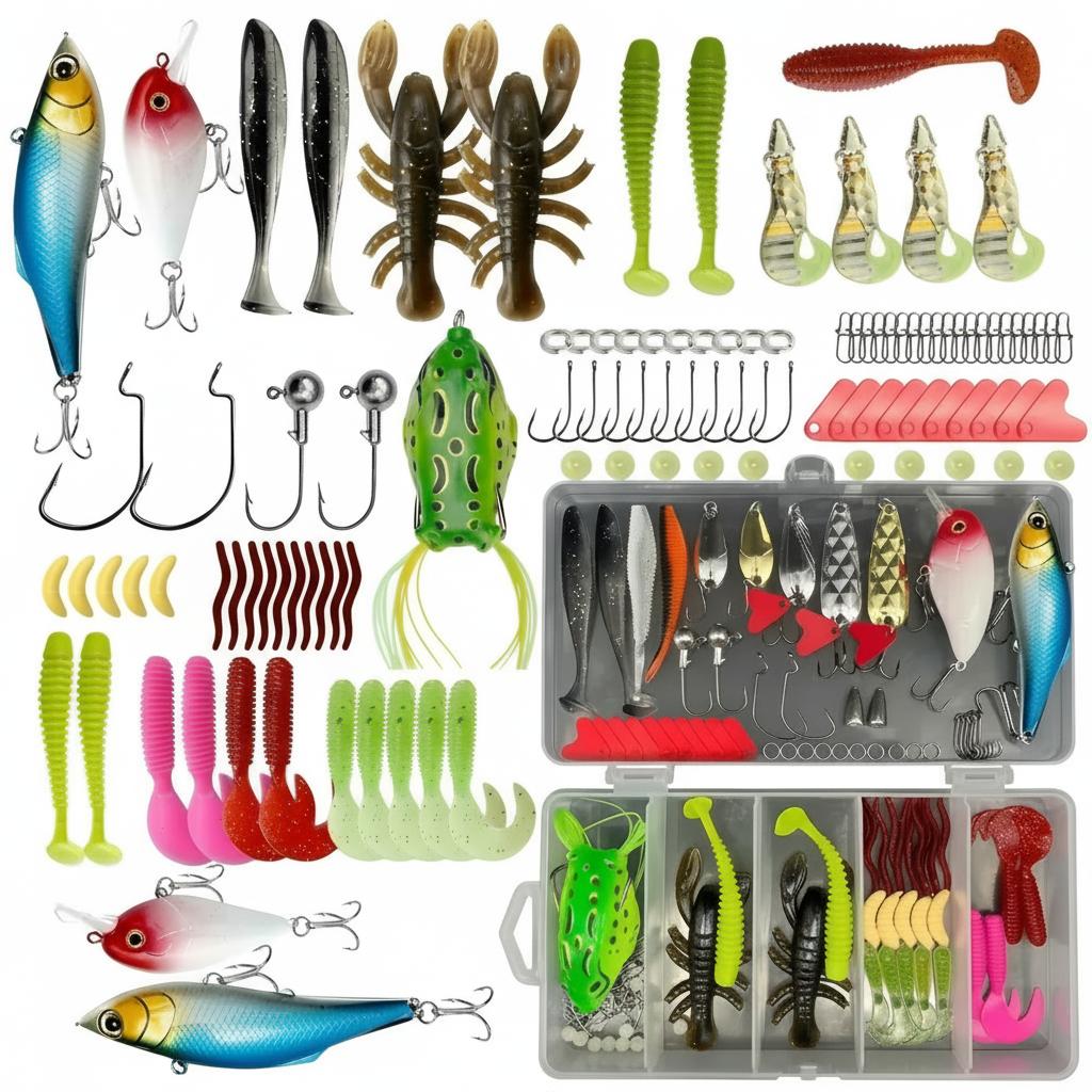 Fishing Hook Jig - 133 Parça Premium Balıkçılık Malzemeleri Kutusu