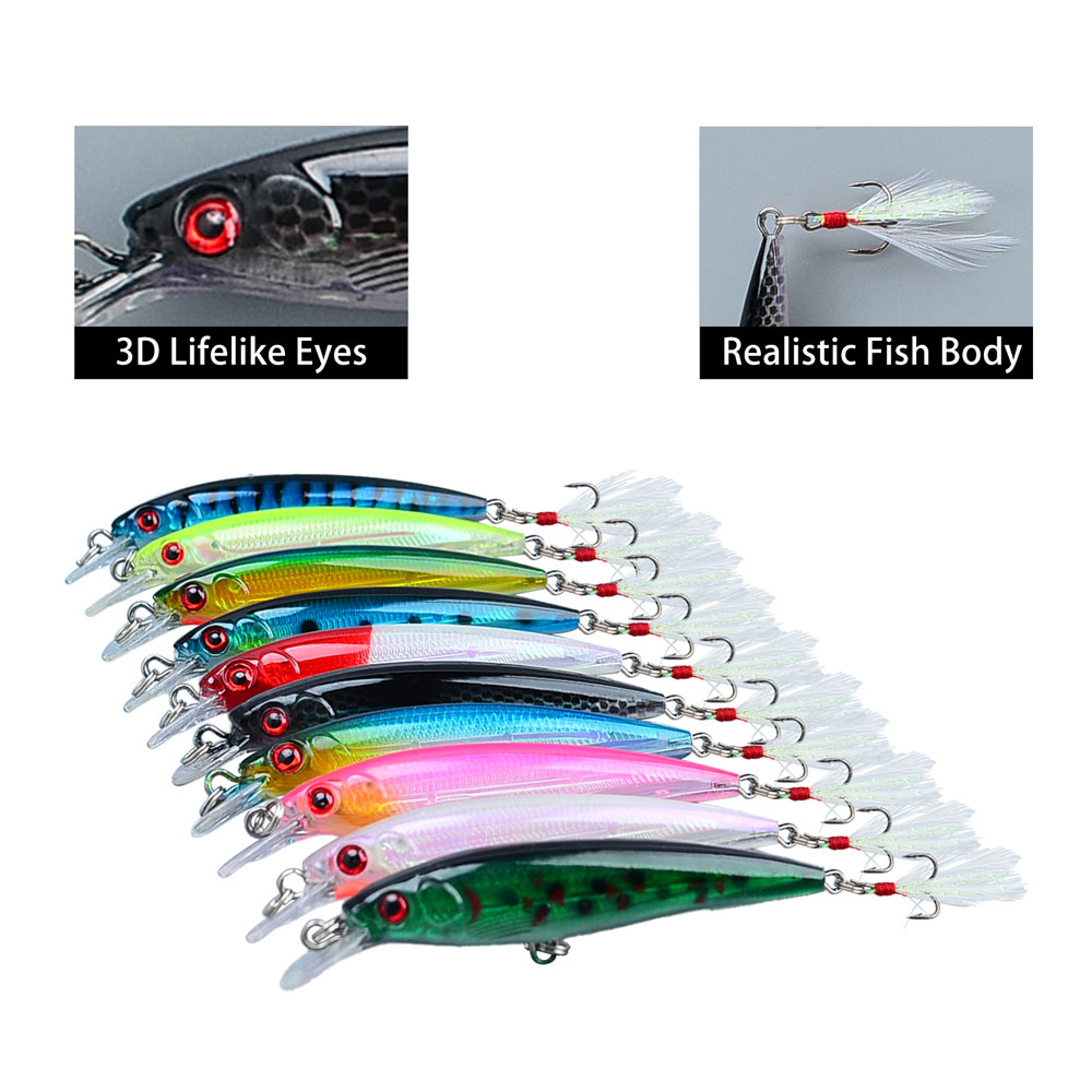 10 adet Biyonik Minnow Balıkçı - Fishing Hook Treble incelemesi ve fiyatı